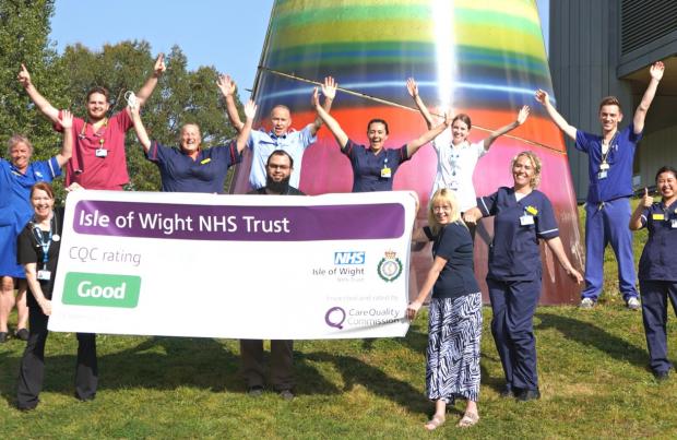 Isle of Wight County Press: The Isle of Wight NHS Trust has been rated 'Good' by the CQC.