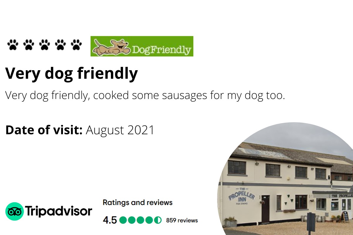 Comment from dogfriendly.co.uk.