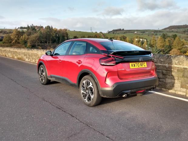 Isle of Wight County Press: The Citroen C4 Sense Plus pictured on a sunny day during a test drive near the border between South Yorkshire and Derbyshire