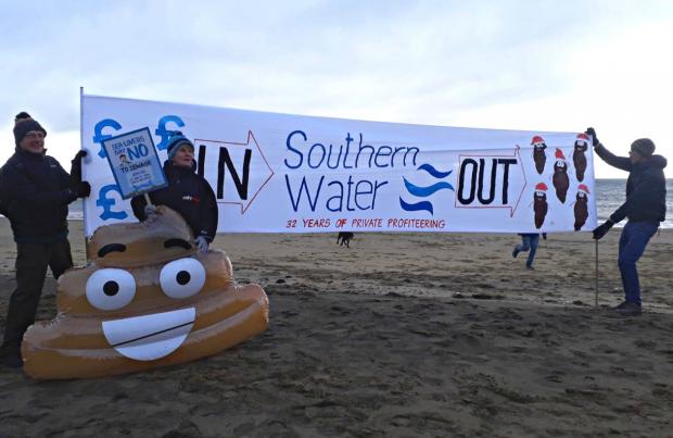 Isle of Wight County Press: The Isle of Wight protest called for action over sewage in our seas.