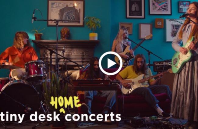 Wet Leg's Tiny Desk Concert on NPR in America has already won tens of thousands of views.