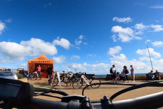 97 per cent of attendees would like to cycle on an e-bike again. Picture courtesy of Isle of Wight Council.