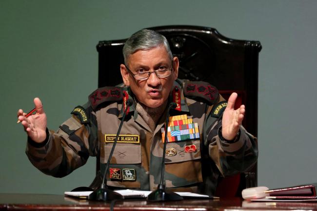 Indian Army chief Bipin Rawat