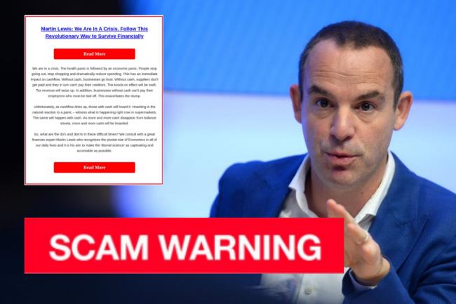Martin Lewis scam: Action Fraud issues urgent warning . (PA)