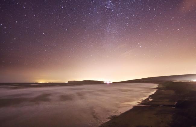 Compton Bay night sky. Picture: visitisleofwight.co.uk