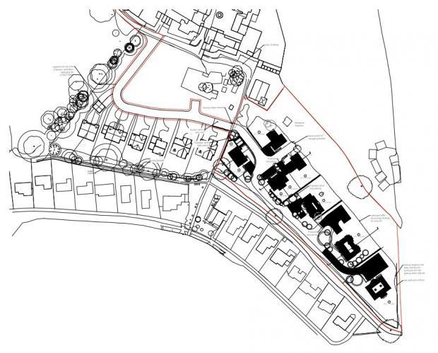 Isle of Wight County Press: The proposed housing on both sites in Seaview. (Picture: Fowler Architecture and Planning)