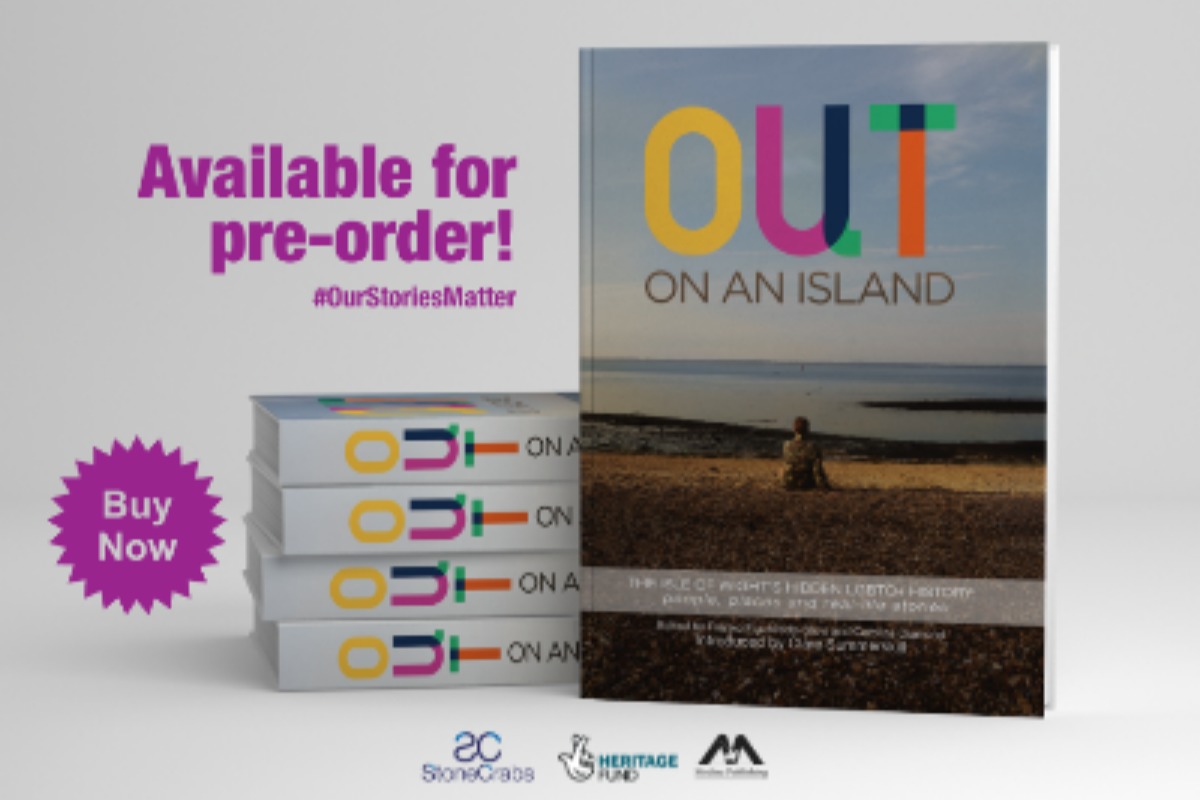 The book features the Islands own HIV campaign, with its Captain Condom mascot and the work of Karl Love. Picture courtesy of Out On An Island.
