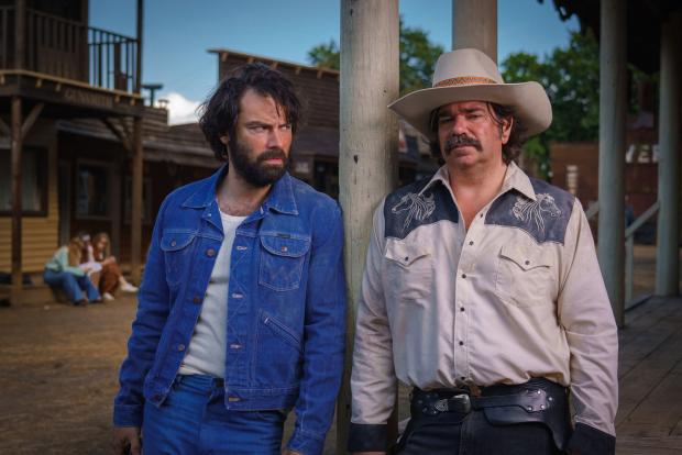 Isle of Wight County Press: Aiden Turner (left) as Barney and Matt Berry as Steven Toast (BBC/Objective Fiction/Ben Meadows)