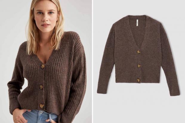 Isle of Wight County Press: V Neck Button Detailed Knitwear Cardigan. Credit: Defacto