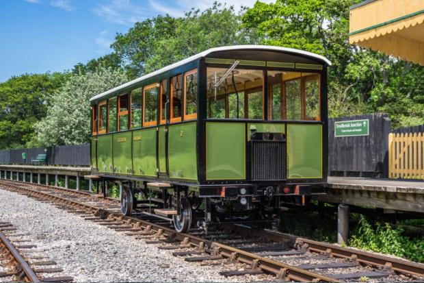 Isle of Wight County Press: The Ryde Pier Tram spent its entire working life between the Esplanade and the Pier Head. Picture courtesy of Isle of Wight Steam Railway.