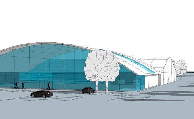Isle of Wight County Press: The approved Smallbrook Ice and Leisure Centre. Picture by ermc.