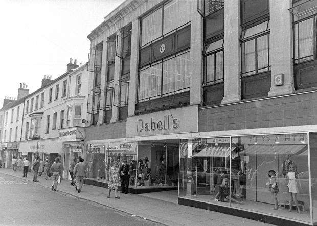 Isle of Wight County Press: Dabell's was a different type of shop to the one you may know today. Photo: David White.