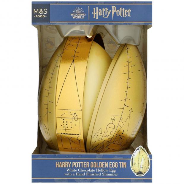 Isle of Wight County Press: M&S Harry Potter Golden Egg Tin.  (MRS)
