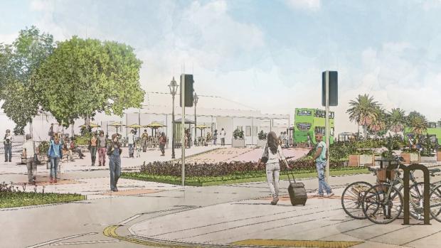 Isle of Wight County Press: The proposed changes to Ryde Esplanade. Picture from the Isle of Wight Council.