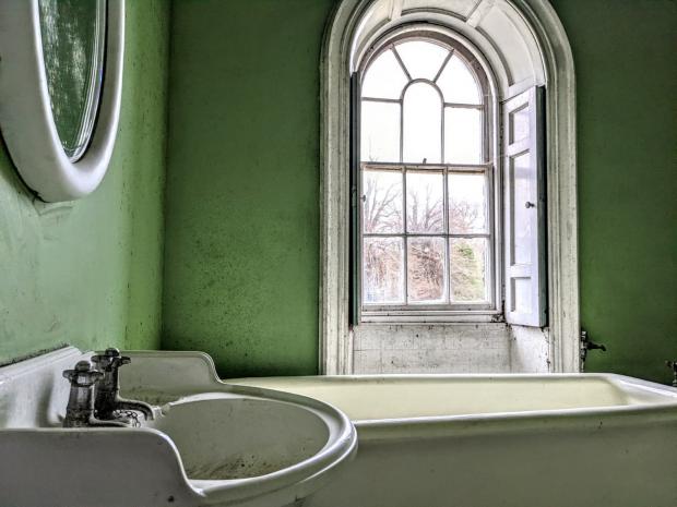 Isle of Wight County Press: Queen Victoria's former bathroom at Norris Castle.