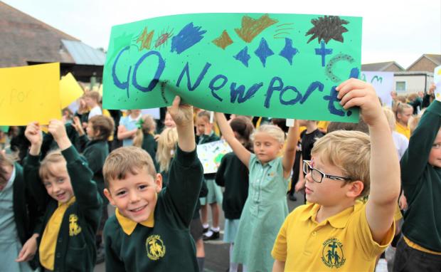 Isle of Wight County Press: Newport CE Primary School won a schools sporting award. 
