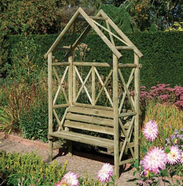 Isle of Wight County Press: Rustic Seat. Credit: You Garden