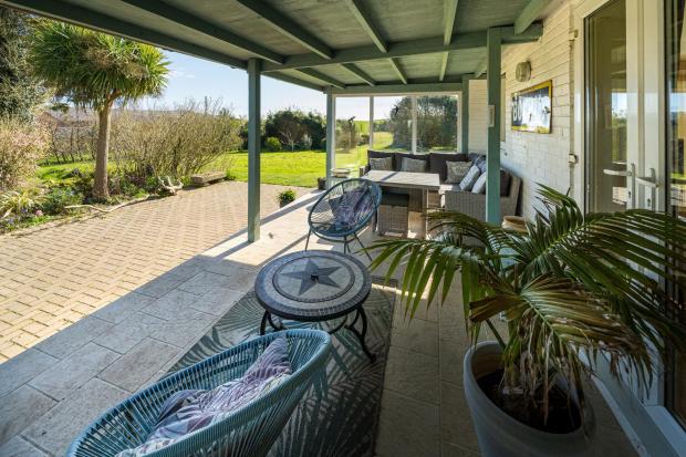 Isle of Wight County Press: The covered veranda is a lovely place to sit and relax.