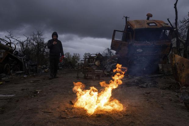 Isle of Wight County Press: The war in Ukraine. Picture AP Photos/Efrem Lutatsky