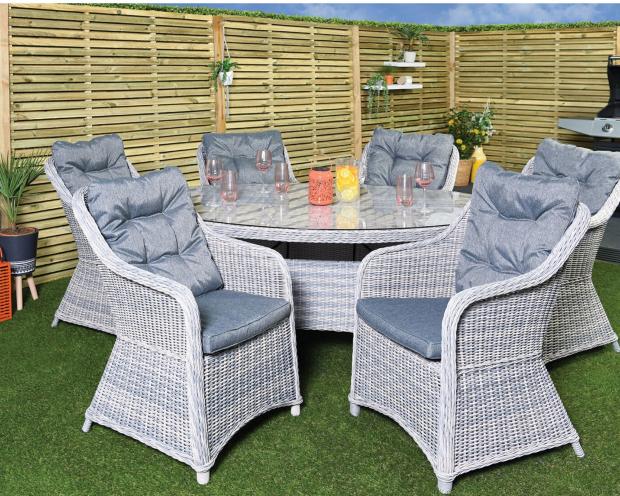 Isle of Wight County Press: Canterbury 7 Piece Dining Set. Credit: The Range