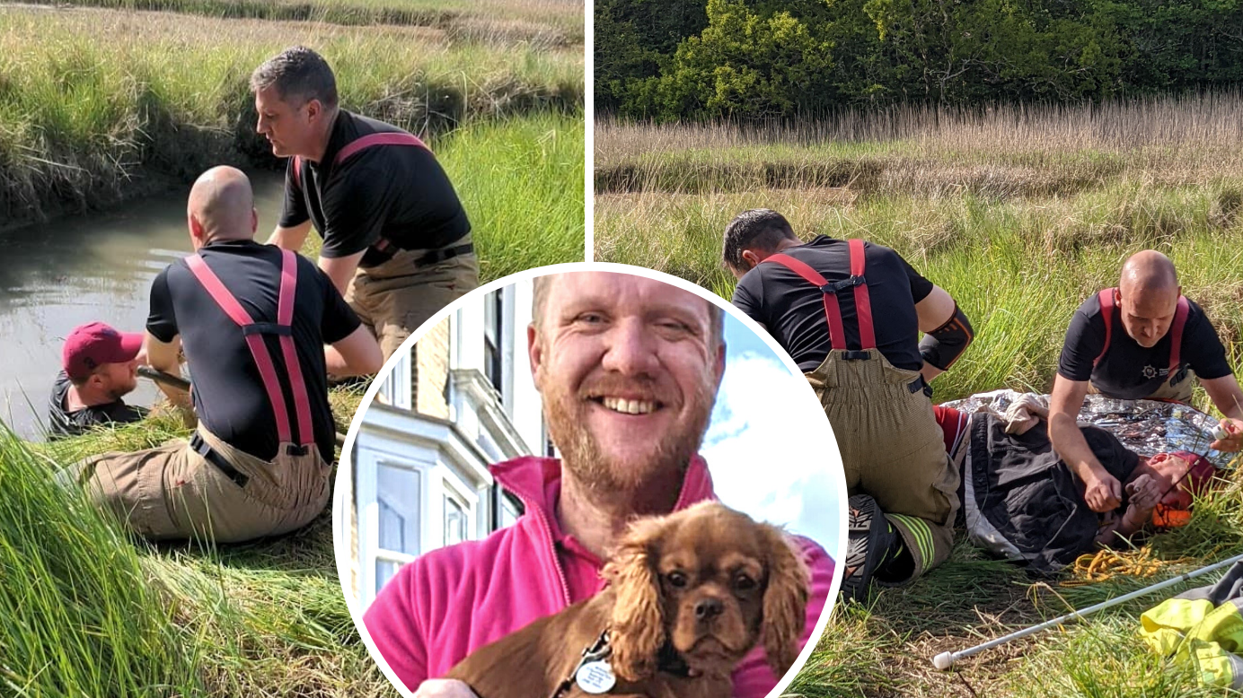 Isle of Wight drama as dog rescuer gets stuck in Wootton Creek | Isle of Wight County Press - Vimarsana News