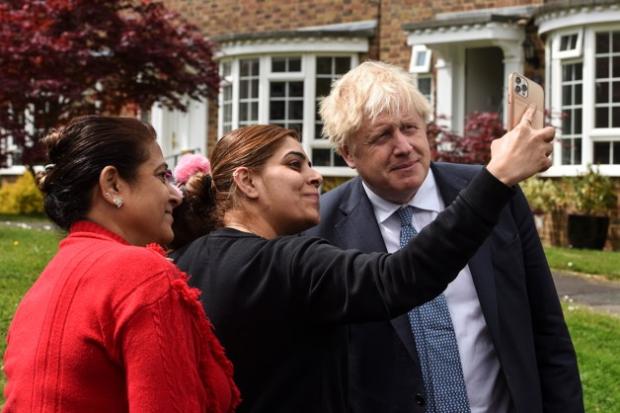 West End residents shocked to open the door - and find Boris Johnson standing there
