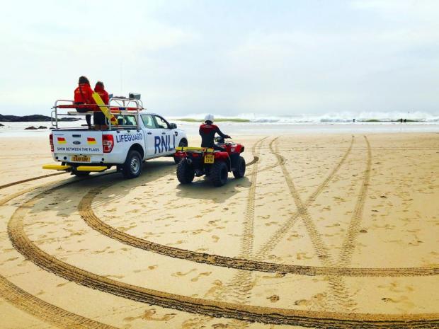 Isle of Wight County Press: Lifeguards on Cornwall's beaches. Credit: RNLI