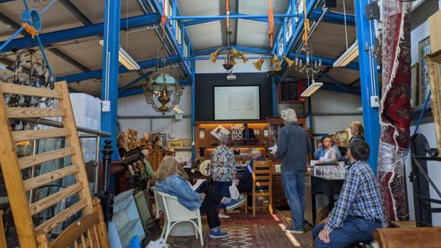 Isle of Wight County Press: HRD Auction Rooms in Brading, Isle of Wight.
