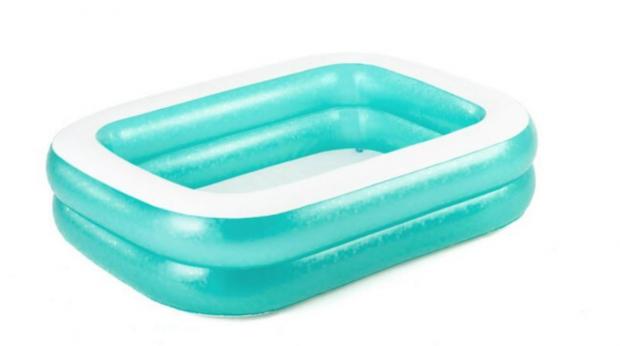 Isle of Wight County Press: Bestway Blue Rectangular Family Paddling Pool (Lidl)