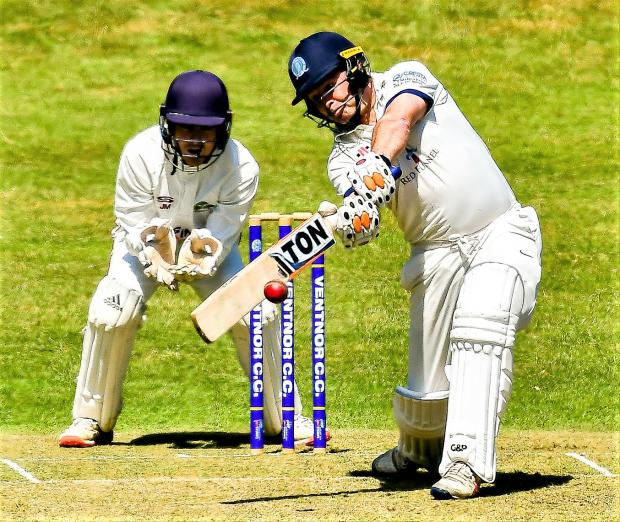 Isle of Wight County Press: Mark Fletcher gave Thimodya good support with the bat.