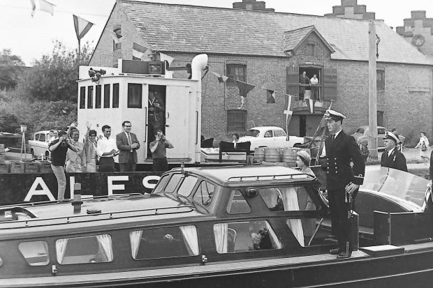 Isle of Wight County Press: From Museum of Island History, Queen arrives in Newport, 1965.