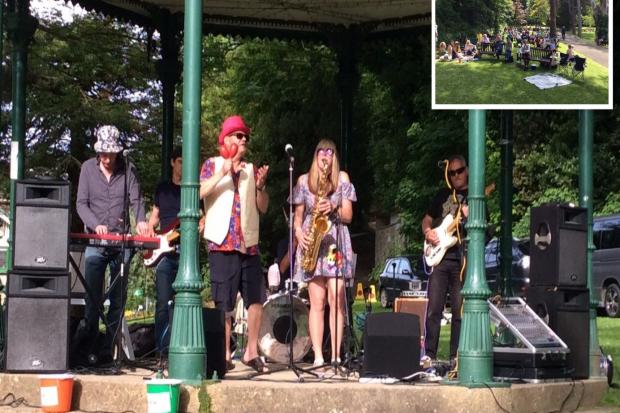 Matt Dodge and The Bohemians playing at Patch in The Park