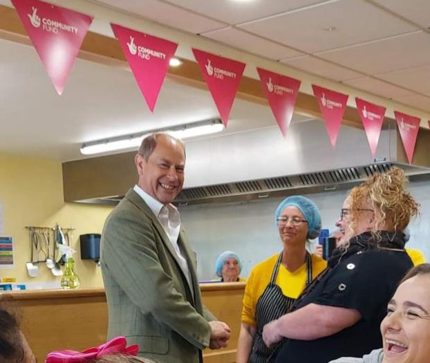 Isle of Wight County Press: Prince Edward at Downside Community Centre. Picture courtesy of Pan Together.