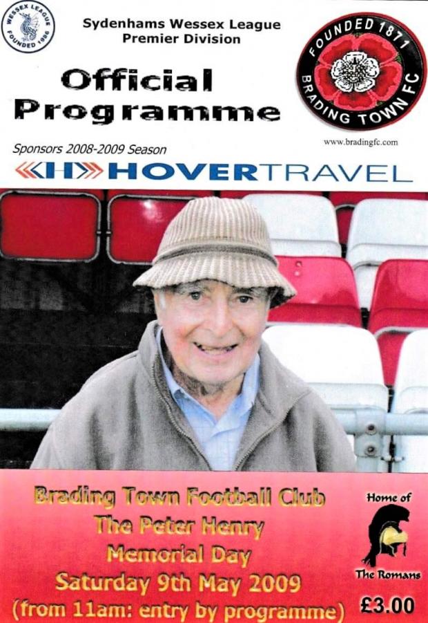 Isle of Wight County Press: Brading Town FC Sydenhams Wessex League Division 1 matchday programme 2009. 