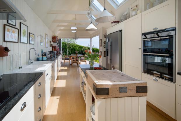 Isle of Wight County Press: The stylish kitchen. Photo: Steve Thearle.