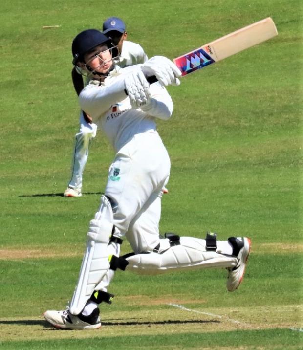 Isle of Wight County Press: Sam Mills hits out for Ventnor.