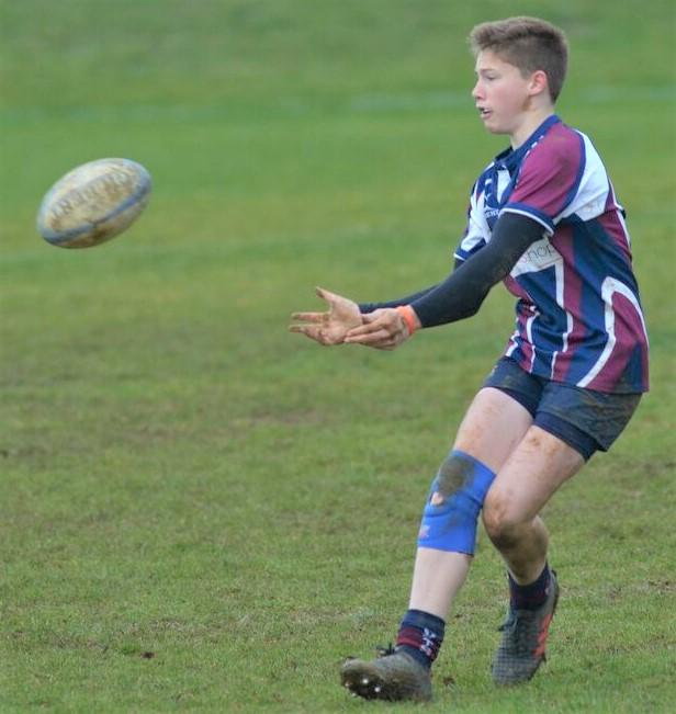 Isle of Wight County Press: Rory Taylor in action for Vectis U14s