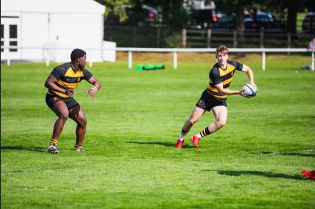 Isle of Wight County Press: Rory Taylor, right, in action for Wellington College this season.