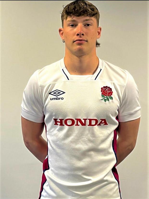 Isle of Wight County Press: Rory Taylor is proud to wear England's colours.