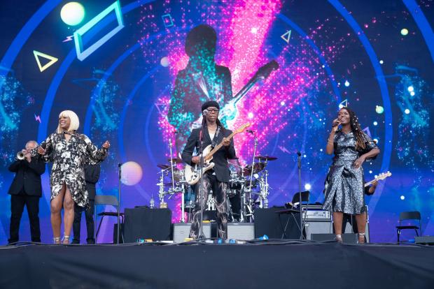 Isle of Wight County Press: Nile Rodgers and CHIC. Pictures by Sienna Anderson.