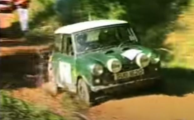 Isle of Wight County Press: The Isle of Wight Rally stages at Parkhurst Forest in 1987.