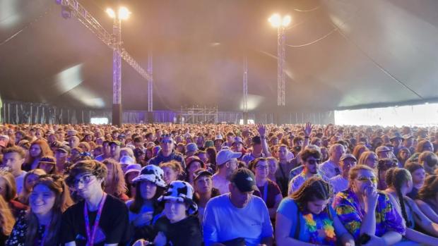 Isle of Wight County Press: Wet Leg crowd at the Isle of Wight Festival by Paul Blackley.