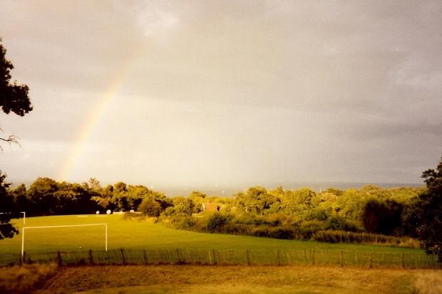 Puckpool Hill playing field on the Isle of Wight in its heyday, circa 1993. Photo: Mark Wynter.