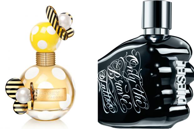 Isle of Wight County Press: (Left) Marc Jacobs Honey EDP and (right) Diesel Only the Brave Tattoo EDT (The Perfume Shop/Canva)