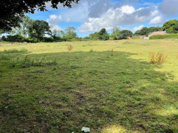 Isle of Wight County Press: This land in Wootton Bridge has outline planning permission and is available at the Clive Emson July sale.