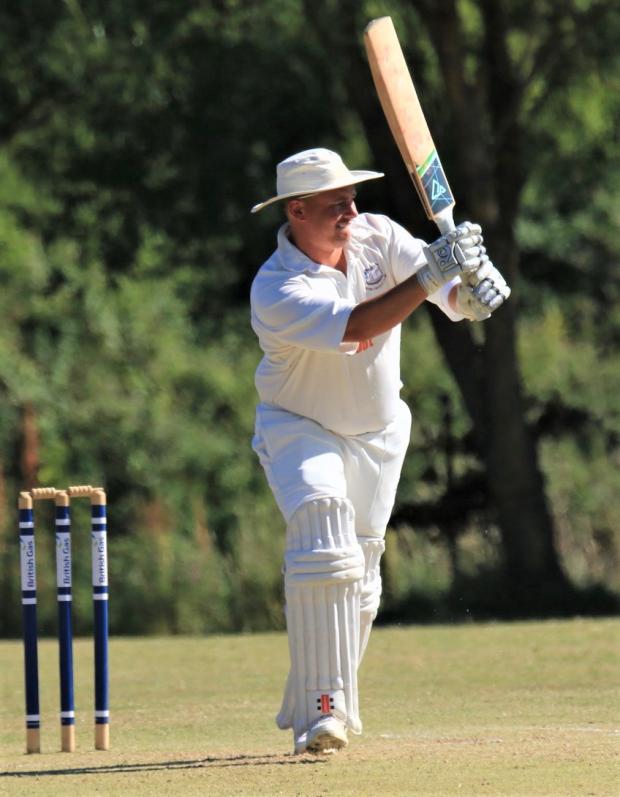 Isle of Wight County Press: Robert Hobbs batting for Ryde against Alton II.