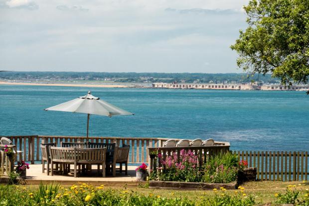 Isle of Wight County Press: Holmes House has panoramic views of The Solent, including Hurst Castle.