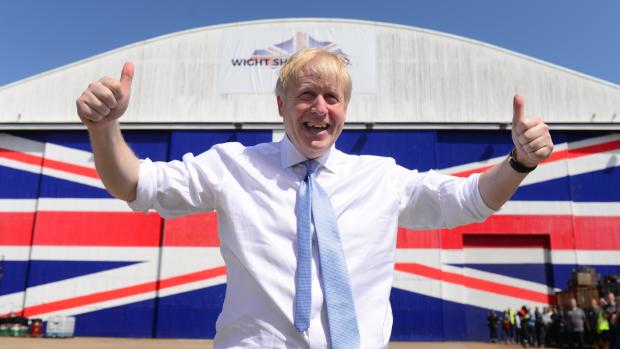Isle of Wight County Press: Boris Johnson on his 2019 visit to the Isle of Wight.