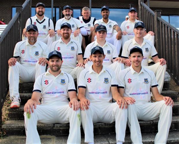 Isle of Wight County Press: The Newport team which played its first game at new home Newclose on Saturday. Photo: Dave Reynolds