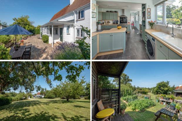 Bartletts Green Farm Cottage, Brading Road, Ryde, Isle of Wight, is on the market with Spence Willard. Photos by THEARLE PHOTOGRAPHY